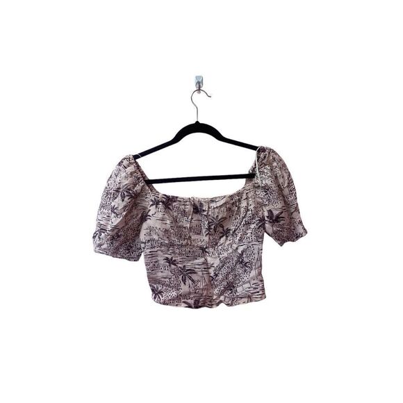 ASTR The Label Larisa Bondi Squareneck Blouse Top XS - Picture 3 of 9